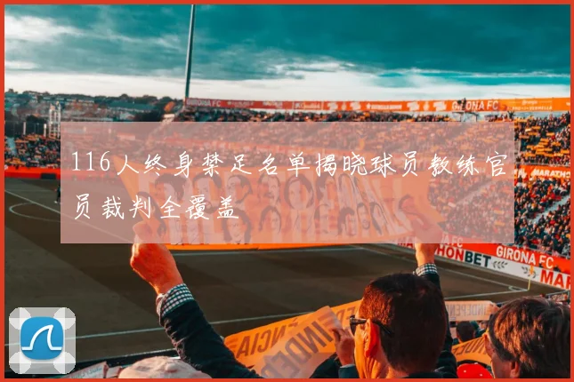 116人终身禁足名单揭晓球员教练官员裁判全覆盖